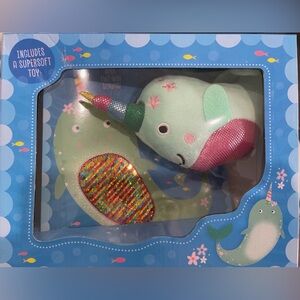 “Just Narwhal” Kids Book & Plush Toy Set - NWT